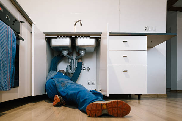 Professional Drain Cleaning technician working in Cambridge Springs, PA